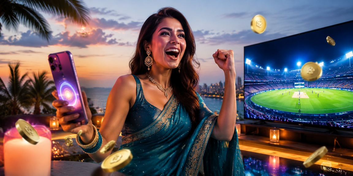 Indian woman making payment via mobile UPI app
